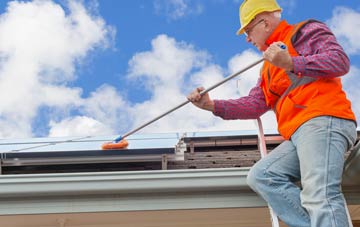 Fron Deg soft wash roof cleaning